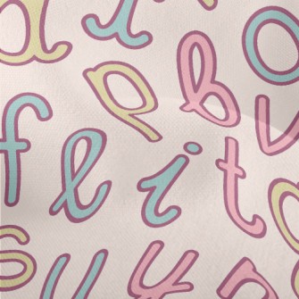 Uppercase And Lowercase Englis Lightweight Performance Linen