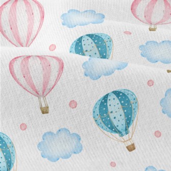 Pink Hot Air Balloon Modern Jersey