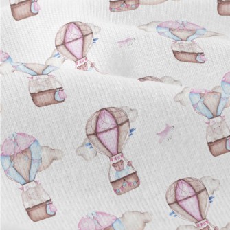 Cute Animals Riding In Hot Air Modern Jersey