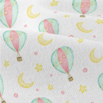 Star Moon Hot Air Balloon Modern Jersey