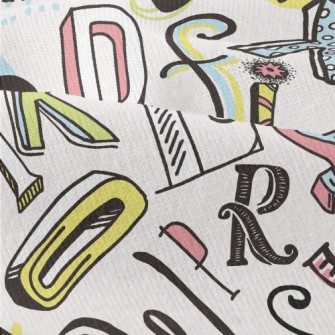 Various English Fonts Modern Jersey