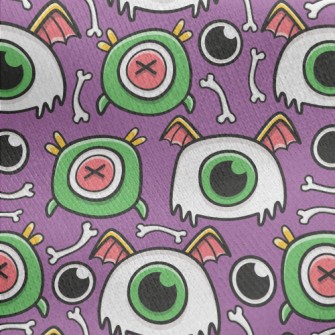 Big Eyed Monster Jersey Backed Fleece
