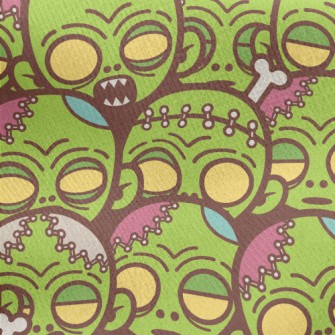 Horror Zombie Family Jersey Backed Fleece