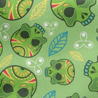 Painted Evil Skull Jersey Backed Fleece