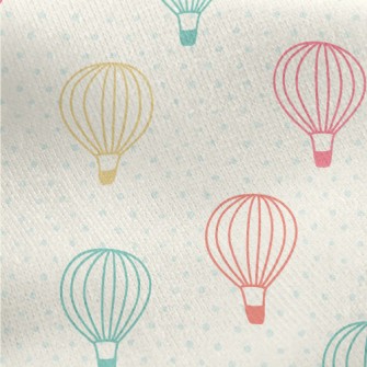 Draw A Hot Air Balloon Bit By  Jersey Backed Fleece