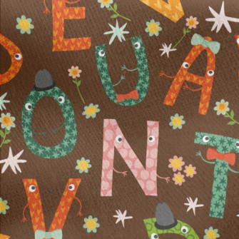 English Font Little Gentleman Jersey Backed Fleece