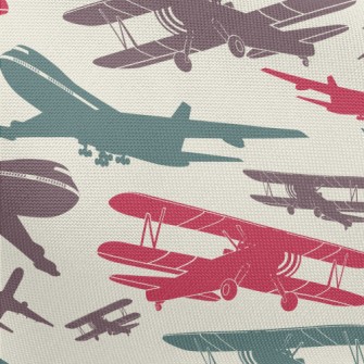 Old Airplanes And Airplanes Pongee