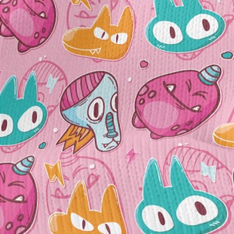 Silly Little Monster Stretch Jersey