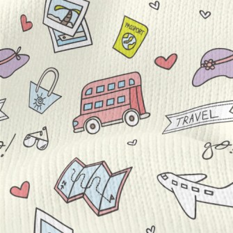 Take Transportation To Travel Stretch Jersey
