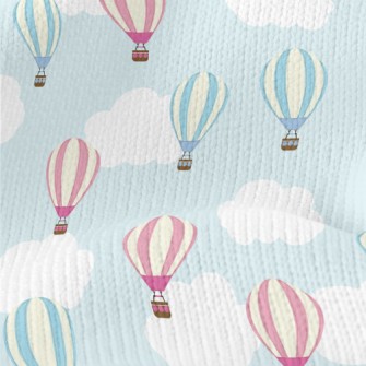Straight Hot Air Balloon Stretch Jersey
