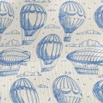 Hot Air Balloon And Flying Boa Stretch Jersey