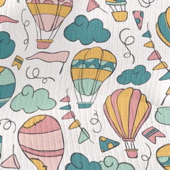 Doodle Patch Hot Air Balloon Stretch Jersey