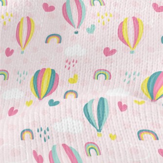 Hot Air Balloon Love Stretch Jersey