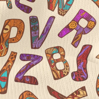 Eye Totem English Word Stretch Jersey