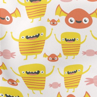 Little Monster Dancing Lightweight Cotton Poplin
