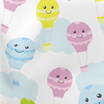 Four Color Expression Hot Air  Lightweight Cotton Poplin