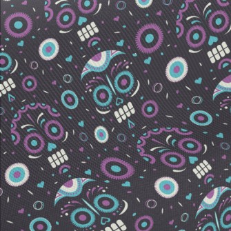 Skeleton Expression Undead Midweight Cotton Poplin