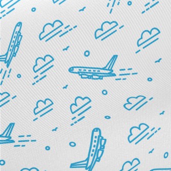 Take To The Sky Plane Midweight Cotton Poplin