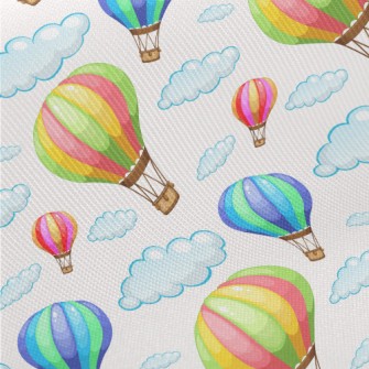 Lively Three-color Hot Air Bal Midweight Cotton Poplin
