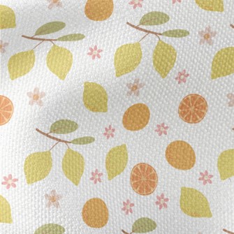 Hand-drawn Citrus Fruits Waterproof Canvas