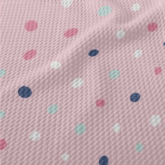 Brightly Colored Dots Birdseye Piqué