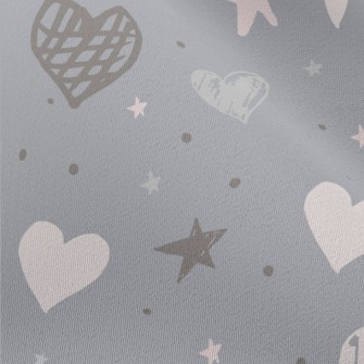 Hand Drawn Simple Hearts And S Chiffon