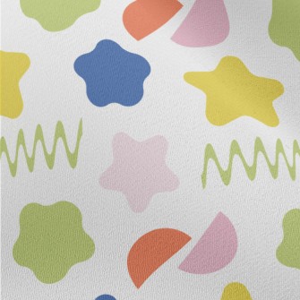 Colorful Shape Pattern Chiffon