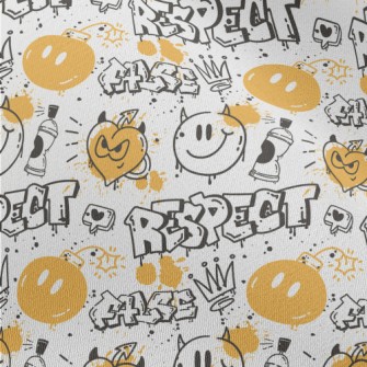American Style Smiley English  Chiffon