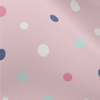 Brightly Colored Dots Chiffon