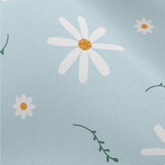 Beautiful Charming White Flowe Chiffon