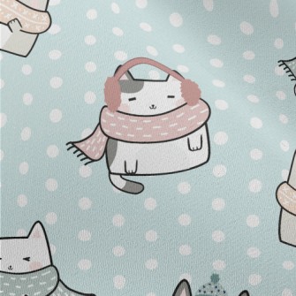Cats Wrapped Tightly In The Co Chiffon