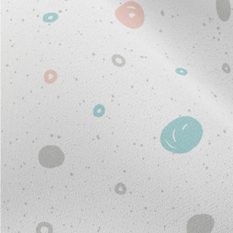 Hand Drawn Messy Dots Chiffon