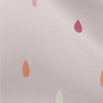 Water Drops Of Different Color Chiffon