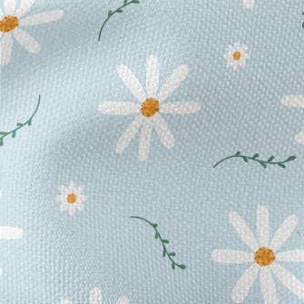 Beautiful Charming White Flowe Waterproof Canvas