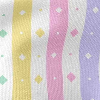 Colorful Diamond Lattice Waterproof Canvas