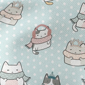 Cats Wrapped Tightly In The Co Waterproof Canvas