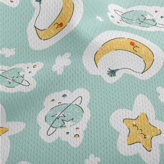 The Lovely Sleeping Moon And S Athletic Mesh Flat Back