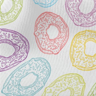 Cute Colorful Donuts Terry