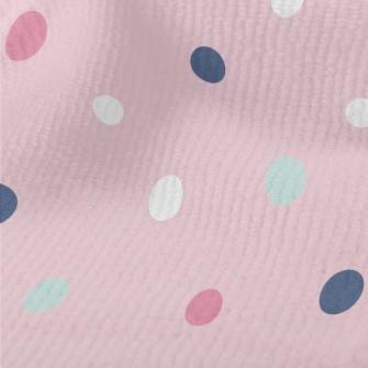 Brightly Colored Dots Terry