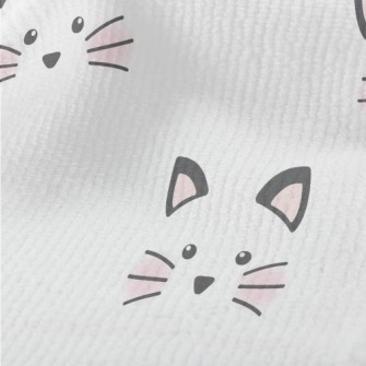 Cute And Neat Cat Face Terry
