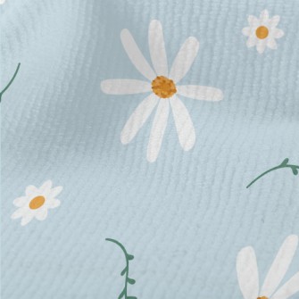 Beautiful Charming White Flowe Terry