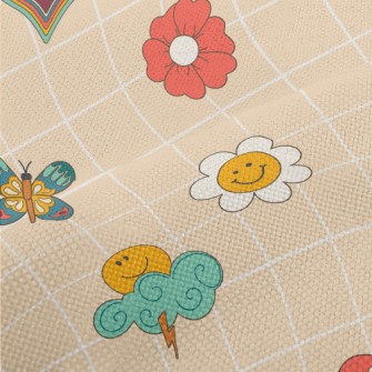 American Exquisite Flower Patt Performance Linen
