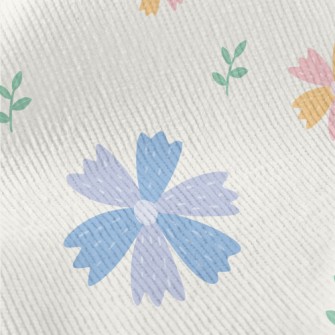Colorful Cute Flowers Standard Corduroy