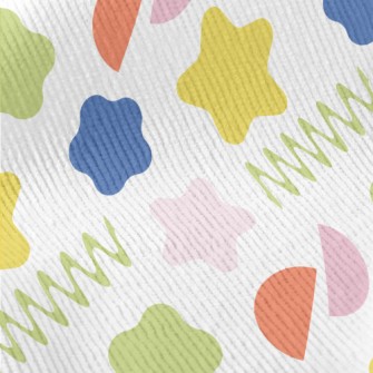 Colorful Shape Pattern Standard Corduroy