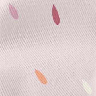 Water Drops Of Different Color Standard Corduroy