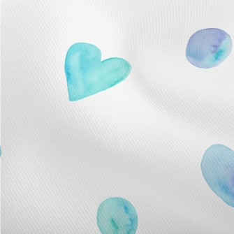 Watercolor Bright Blue Love He Dobby