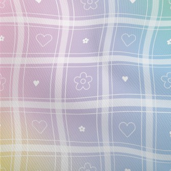 Colorful Floral Lattice Dobby