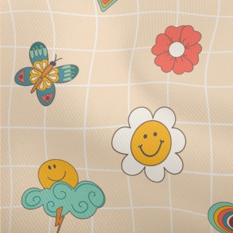 American Exquisite Flower Patt Dobby