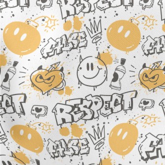 American Style Smiley English  Stretch Ponte