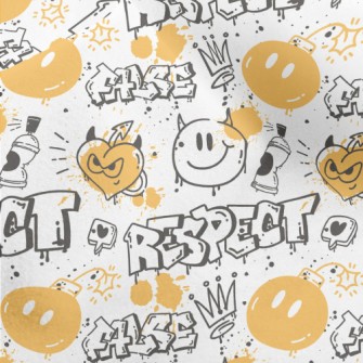 American Style Smiley English  Micro Fleece